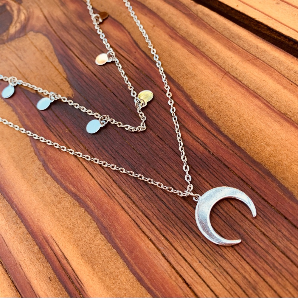 DIVIT ✶ Double Layered Necklace - Picture 6 of 8